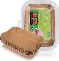 Vista 1 de 3 tamaños Forro de papel desechable para freidora de aire compatible con horno tostador Ninja Foodi Dual Air Freider, freidora de aire