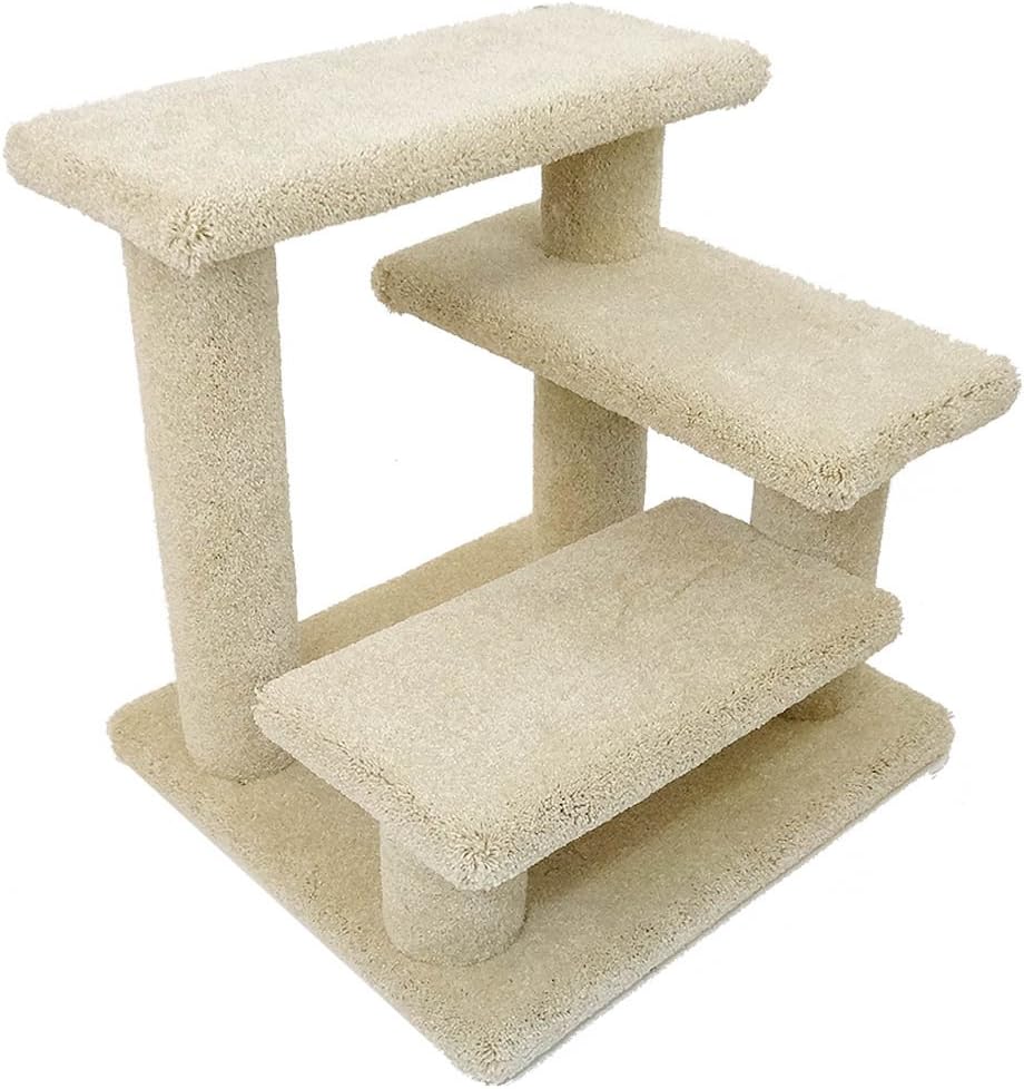 Amazon Com New Cat Condos Solid Wood Pet Stairs Large Pet Supplies