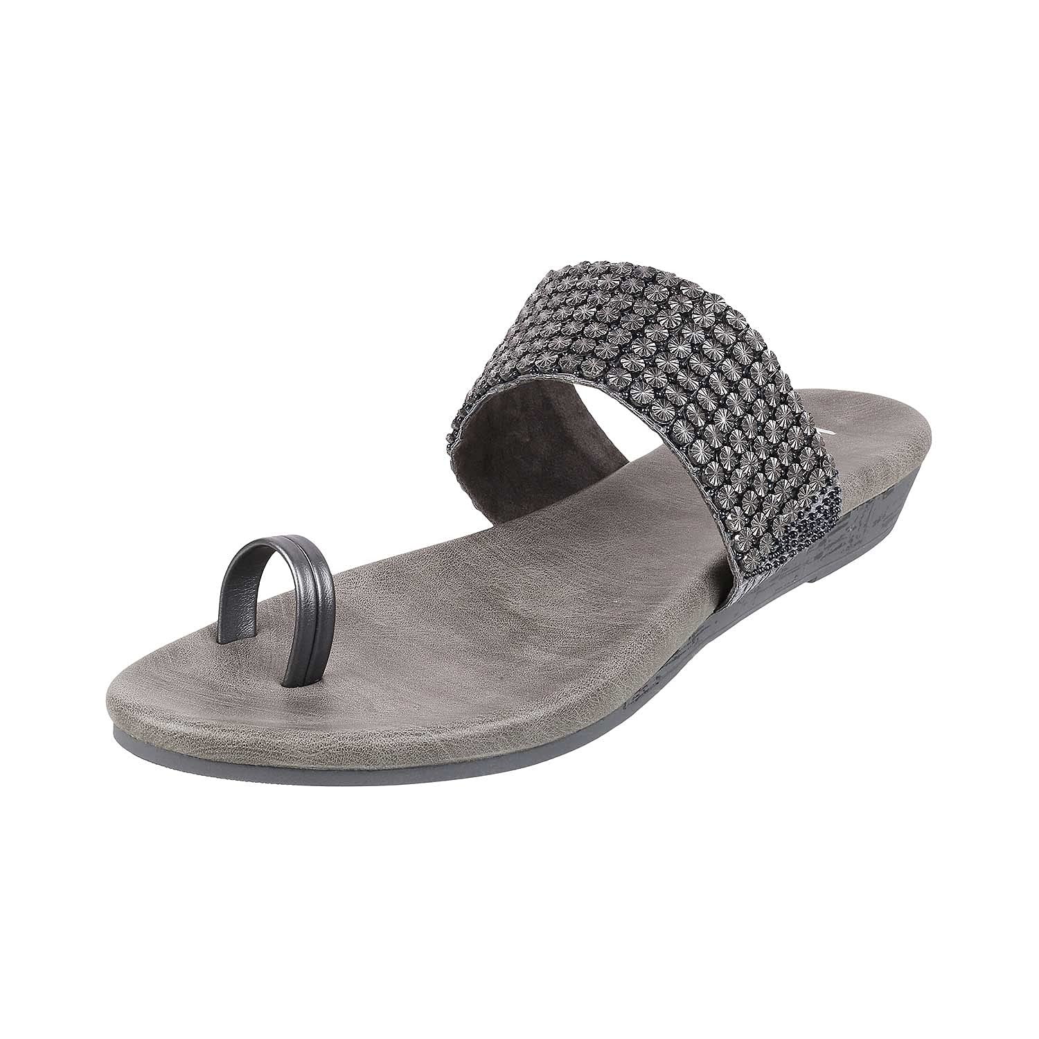 Metro Womens Gun Metal Slipper (32-1426) (B095CL8JY7) Amazon Price History, Amazon Price Tracker