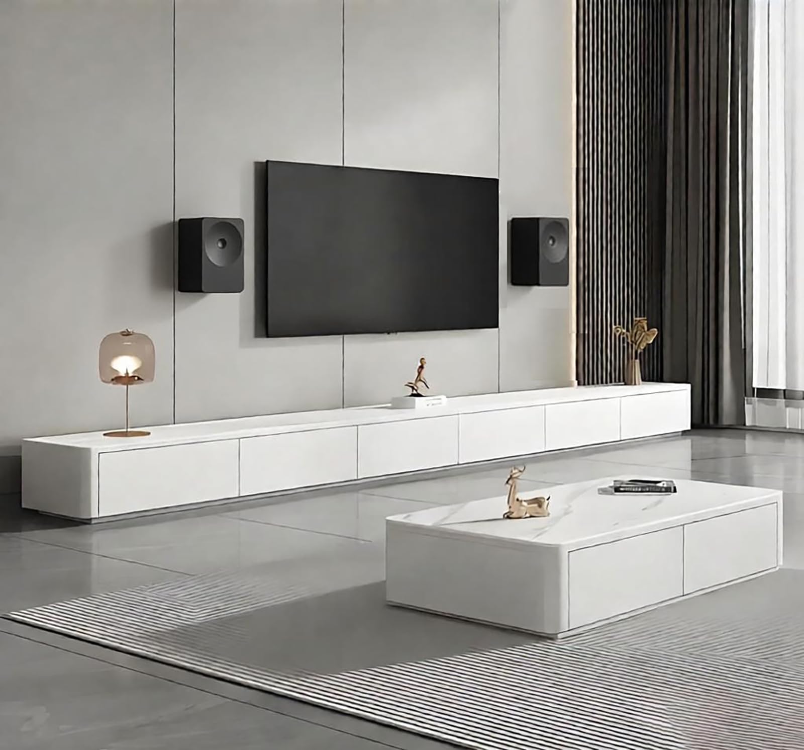 Supporto da parete compatibile con Samsung HW-LS70H Music Studio 7