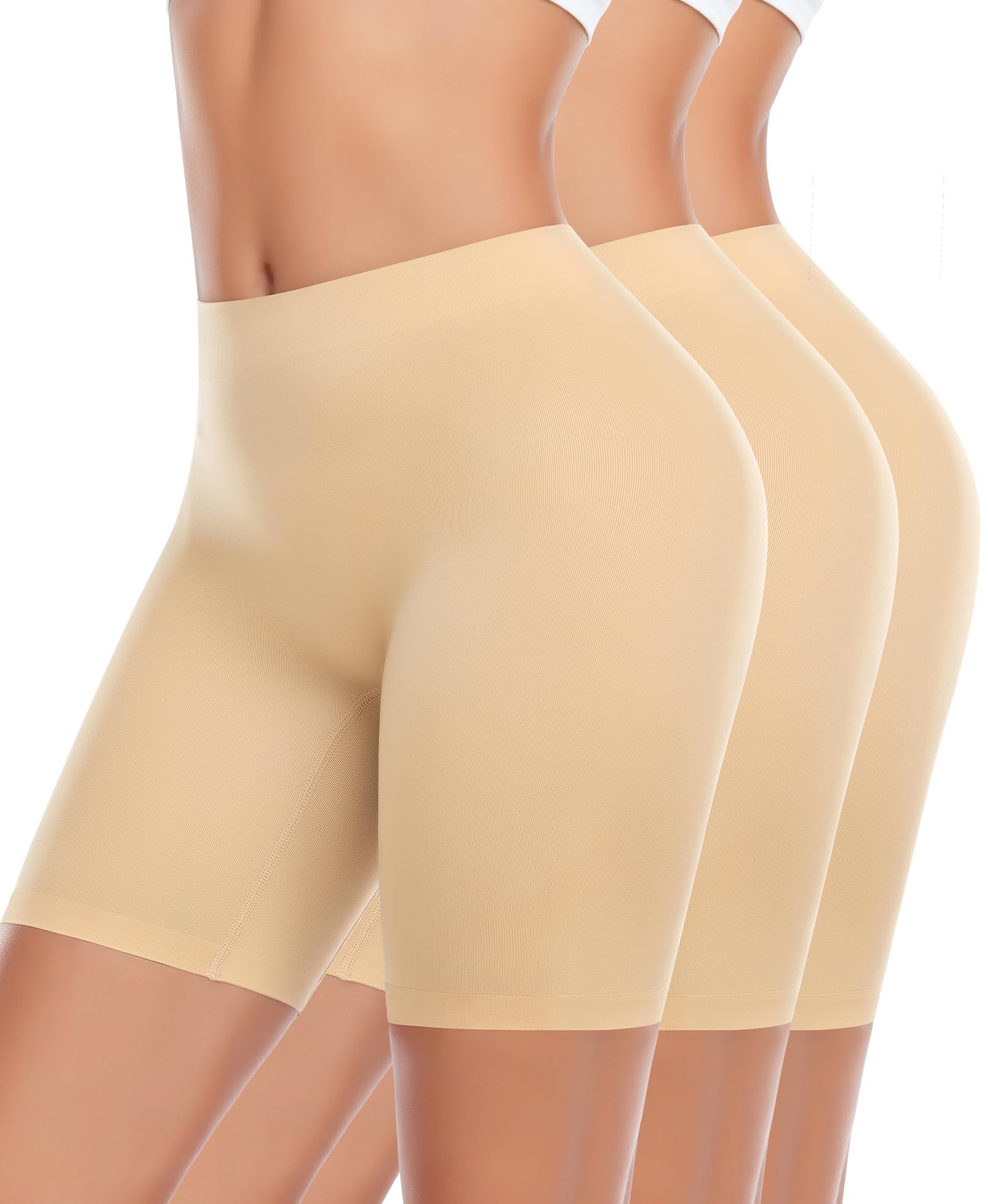 YARRCO Shorty Anti Frottement Cuisse Femme sous Jupe Invisible Legging Court sans Couture Cycliste Culotte Boxer Short sous Robe sous Jupe