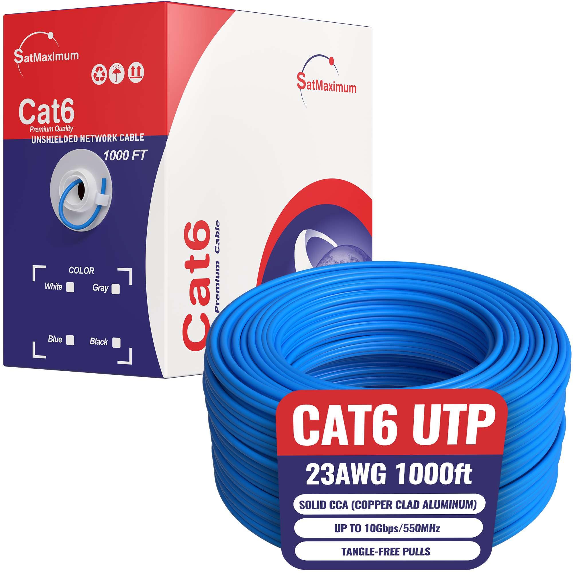 Câble De Réseau RJ45 LSZH Cat.6 UTP AWG26, Gris, 25 Cm
