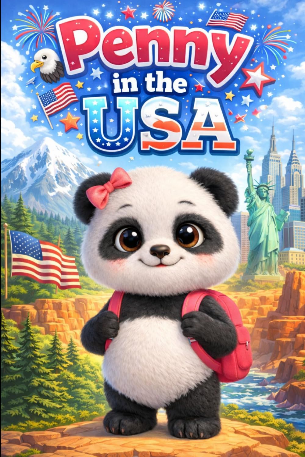 Penny in the USA: A Panda Adventure Across America, Cities, Landmarks and Culture for Kids Ages 4–8 (Little Hearts and Big Feelings)