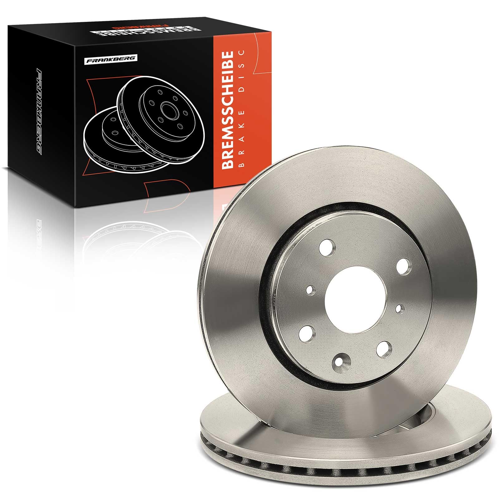 Frankberg Set di dischi freno incl. 2x Dischi Freno Anteriore Ventilato Diametro247mm Compatibile con Aygo B4 C1 II PA PS 108 107 PM PN C1 PM PN Replace# 4246F0,435120H010