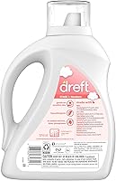 Vista 11 de Dreft Stage 1: Detergente líquido para bebés recién nacidos, suave para pieles sensibles, compatible con HE, 64 cargas