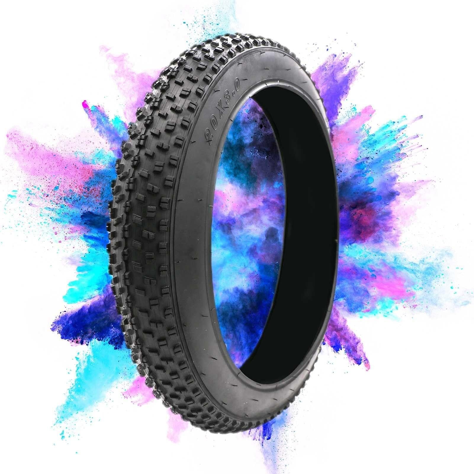 20x3.0 Opona rowerowa | 20 3.0 Opona | 20x3 Gruba opona | Antypoślizgowa opona rowerowa Fat Bike 20x3.0 | Przednie koło skutera śnieżnego elektrycznego Plaża Gruba opona rowerowa MTB 20 cali 30 psi