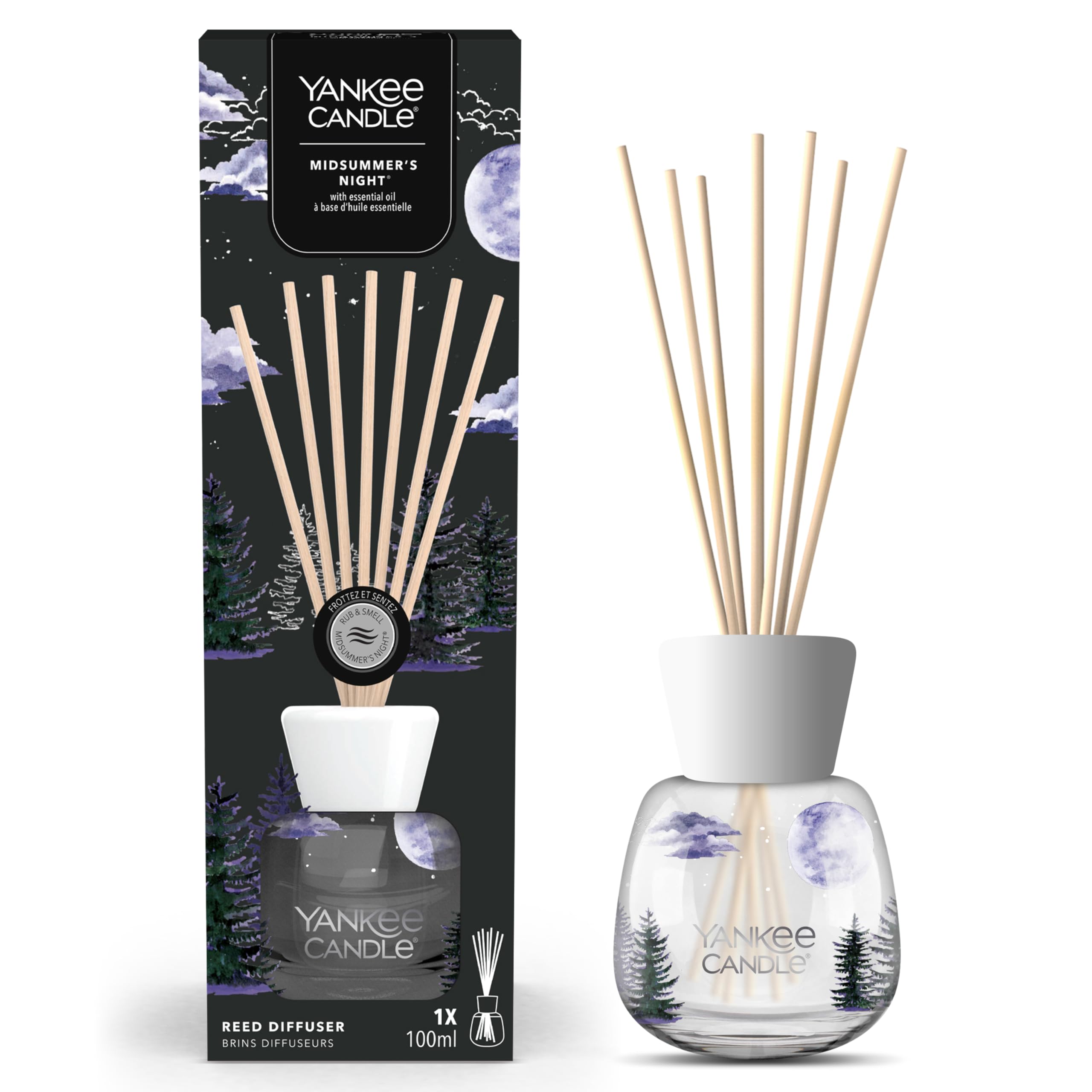 Signature Reed Diffuser | Midsummer's Night | 100ml | up to 10 Weeks of Fragrance | Perfect Gifts for Women
