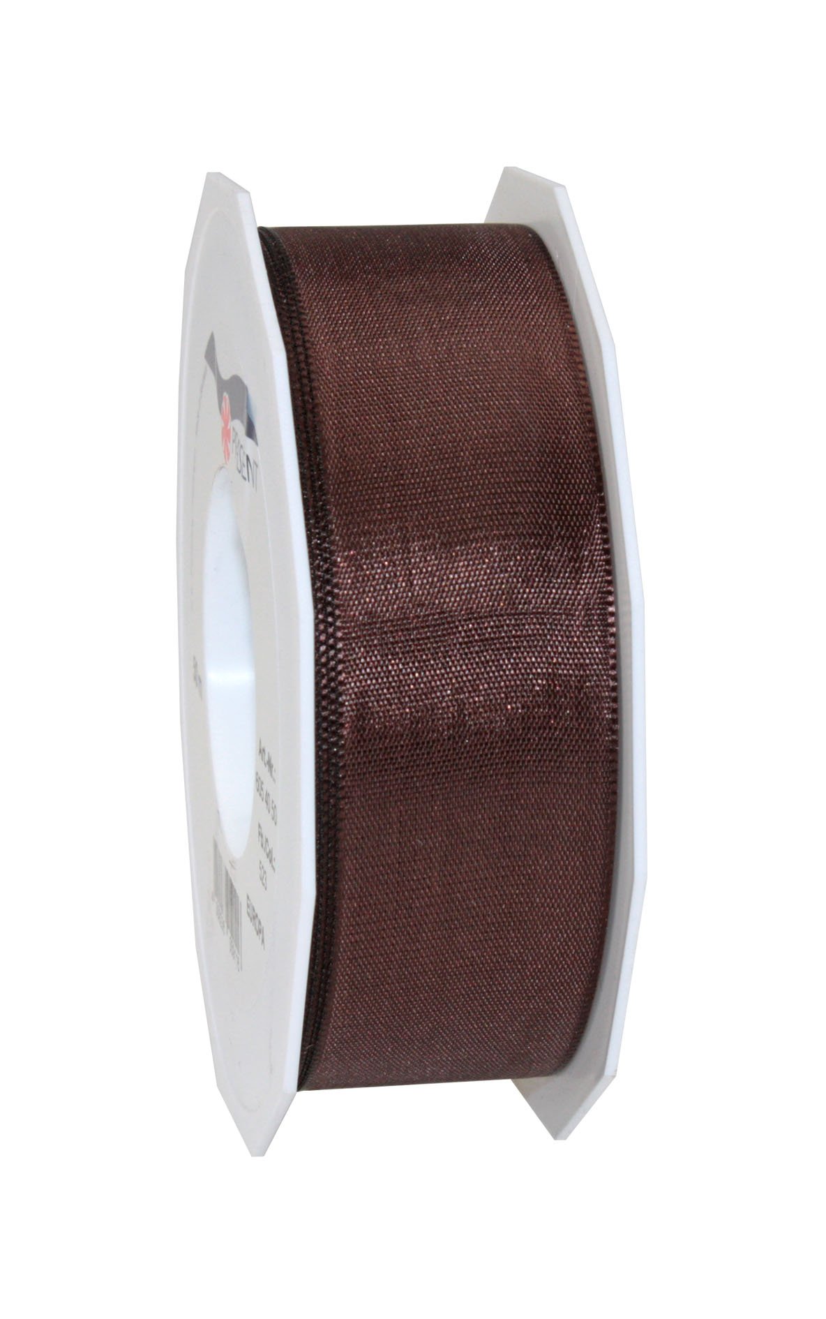 C.E. Pattberg Präsent - Europa Taffeta Ribbon Brown 40 mm width, 50 m length, Pastel Green, 40mm - 50m