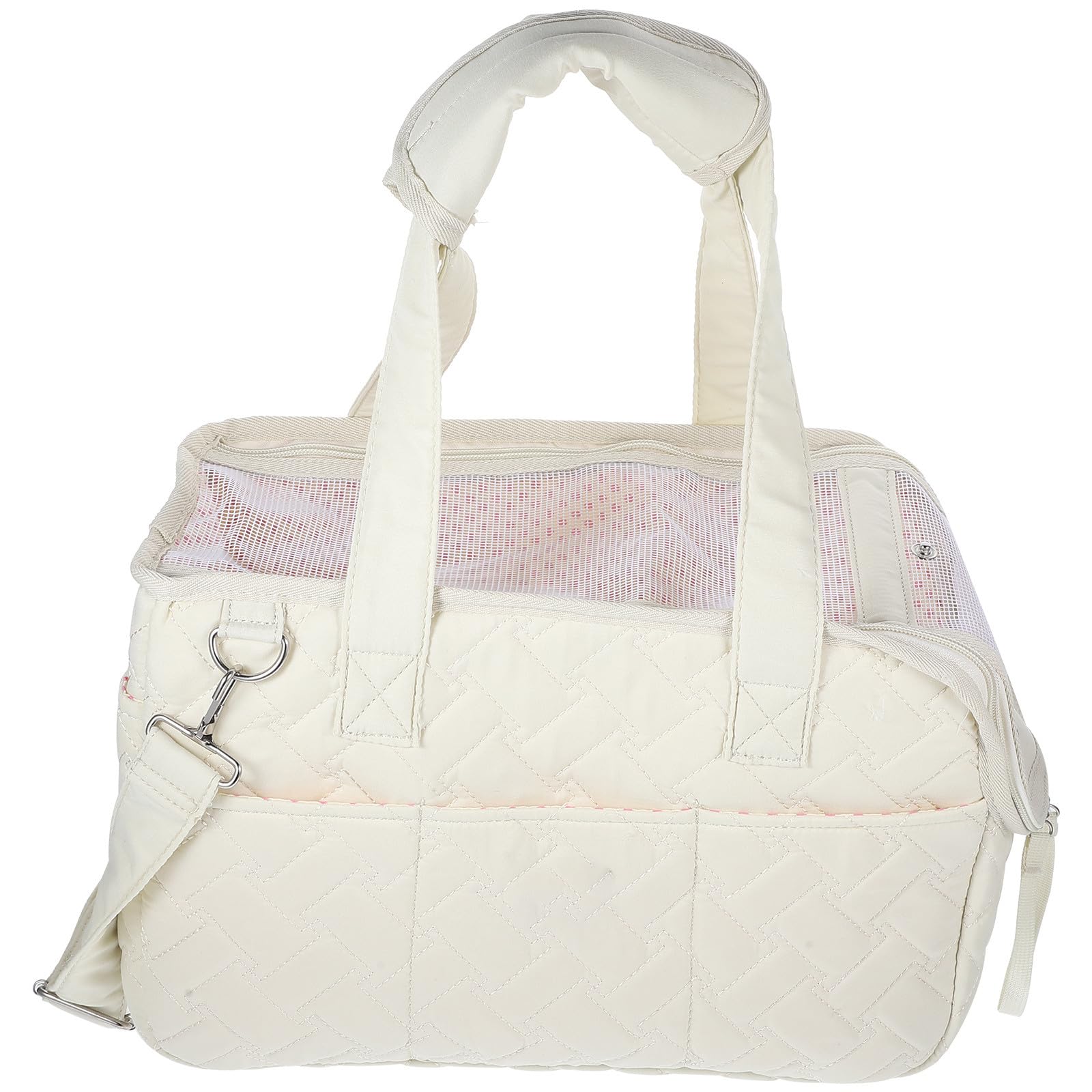 Generic Borsa per Trasporto Animali in Tela Beige, Comoda da Portare, per Gatti e Cuccioli Durante Escursioni e Passeggiate All'aperto