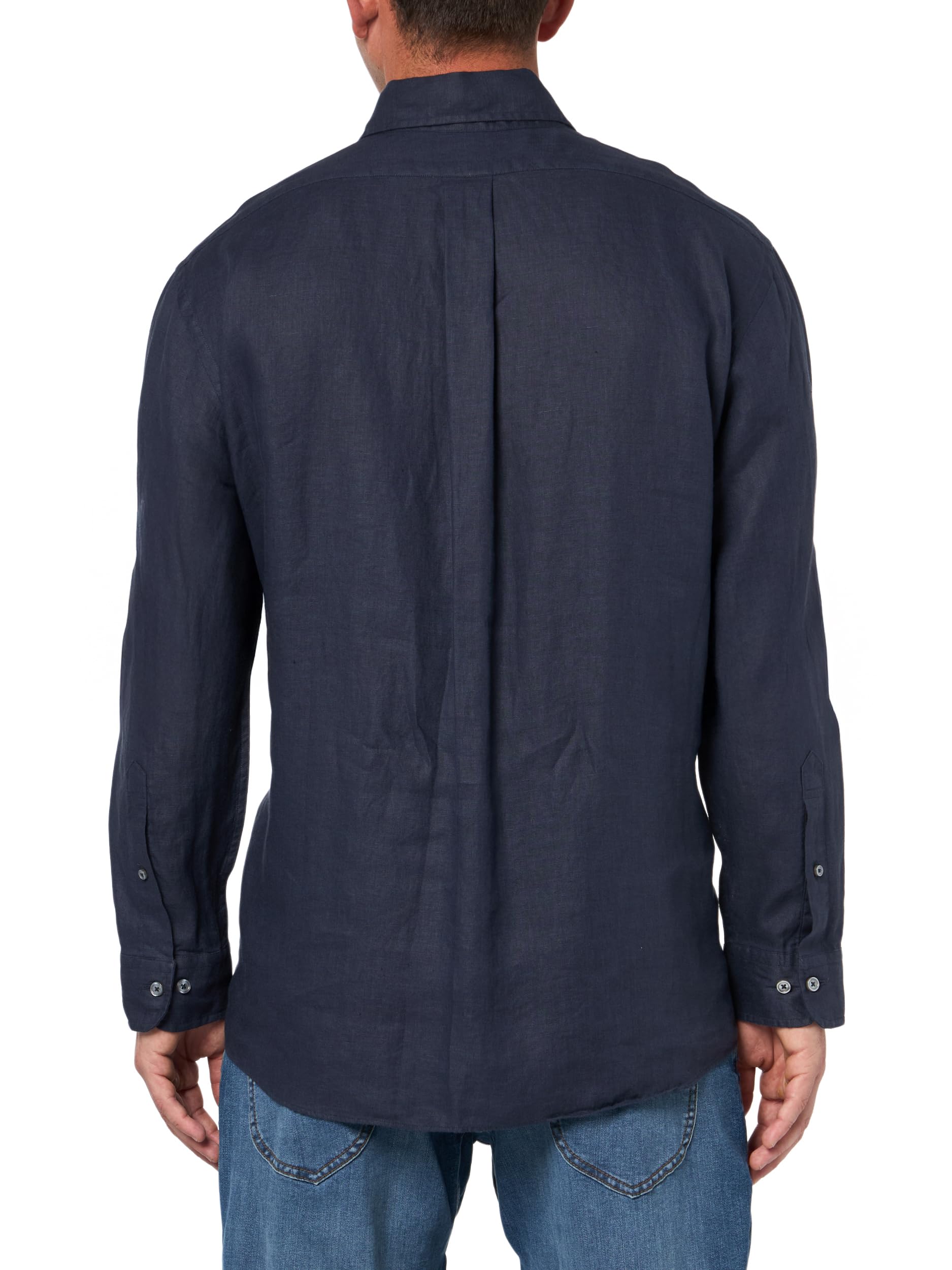 Brooks Brothers Irish Linen Sport Shirt Camisa Deportiva de Lino irlandés Hombre