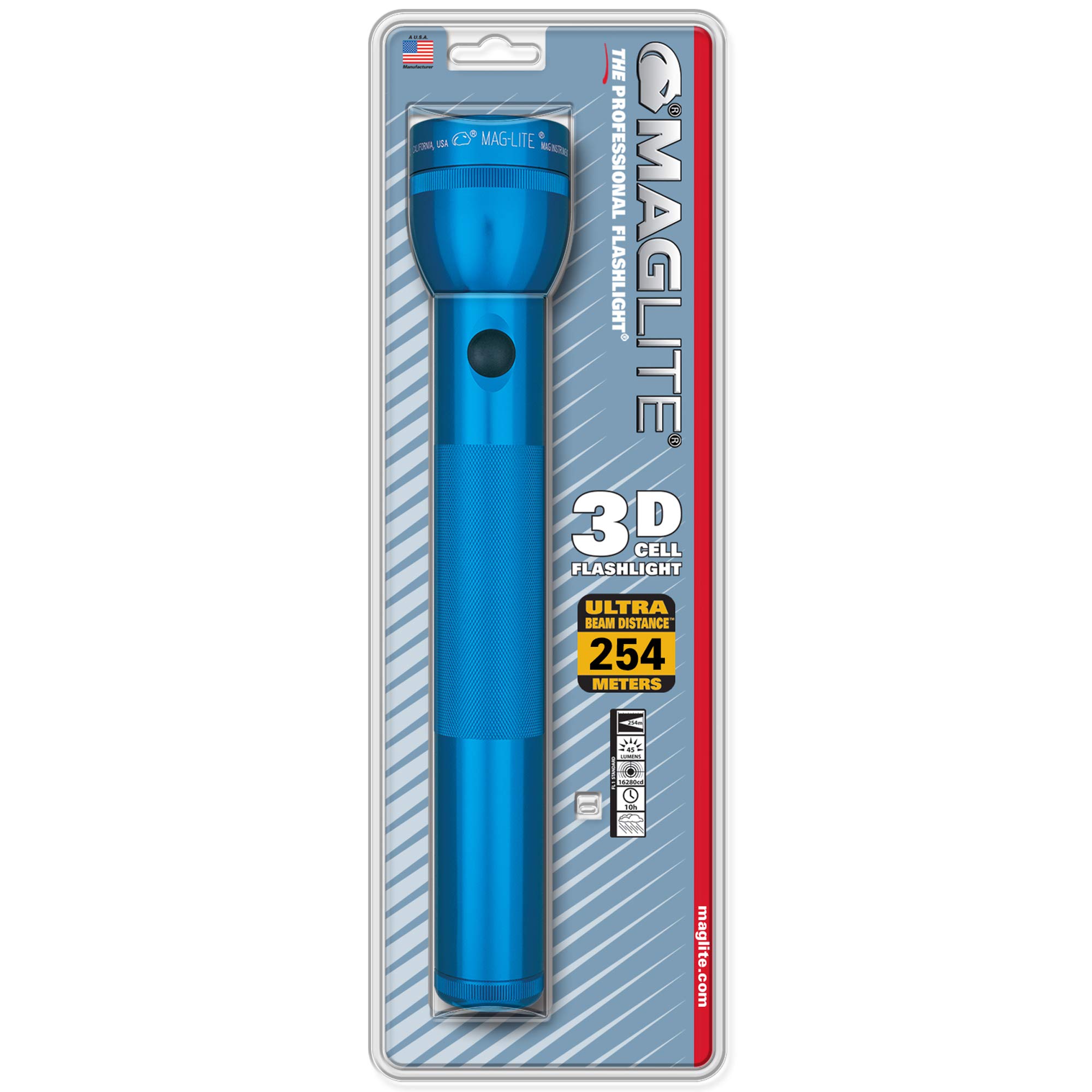 Maglite Blister 3D Cell Flashlight Blue