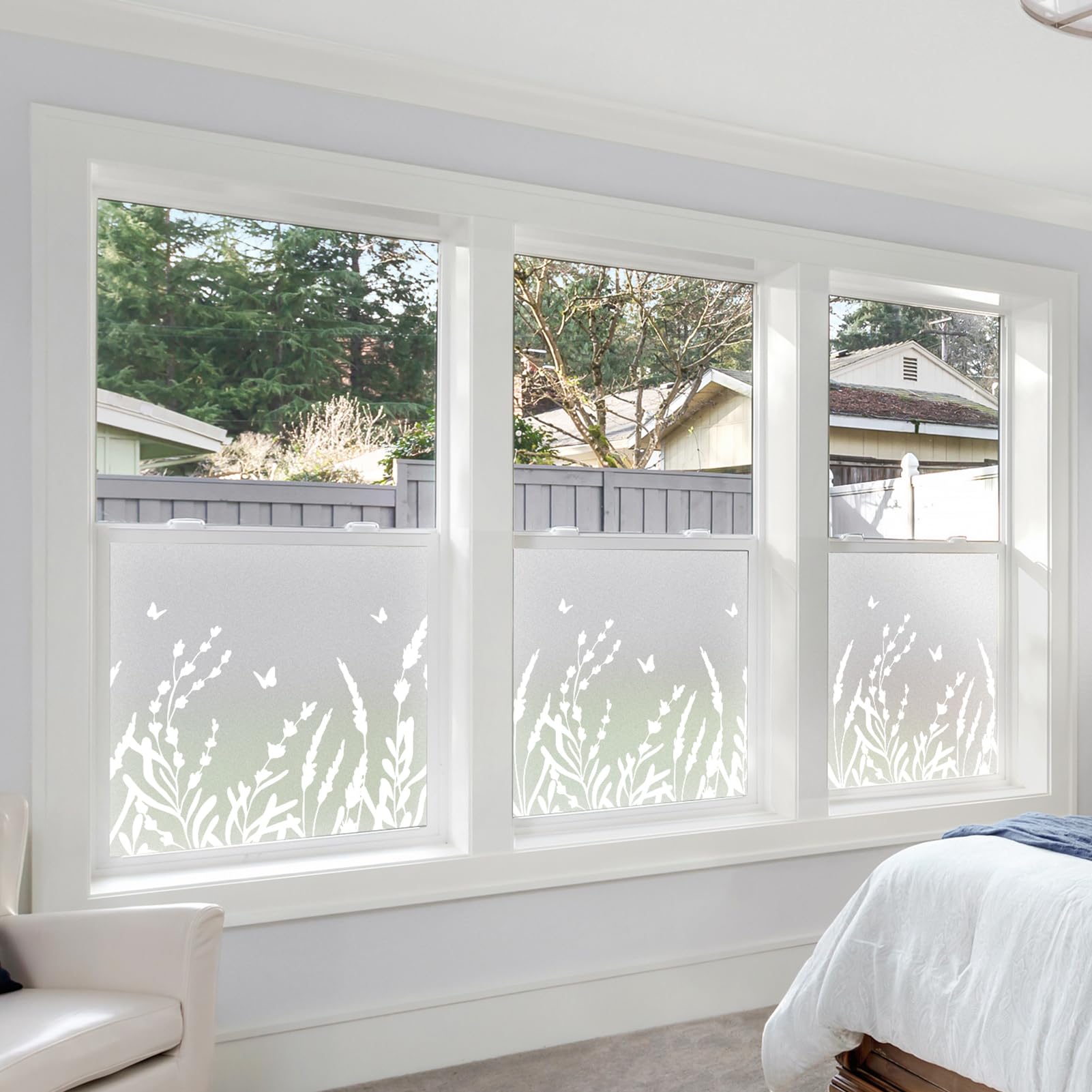 Statint Milchglas-Fensterfolie 44x200 Cm – Sichtschutz, UV-Schutz, Statisch Haftend Für Fenster & Badezimmer