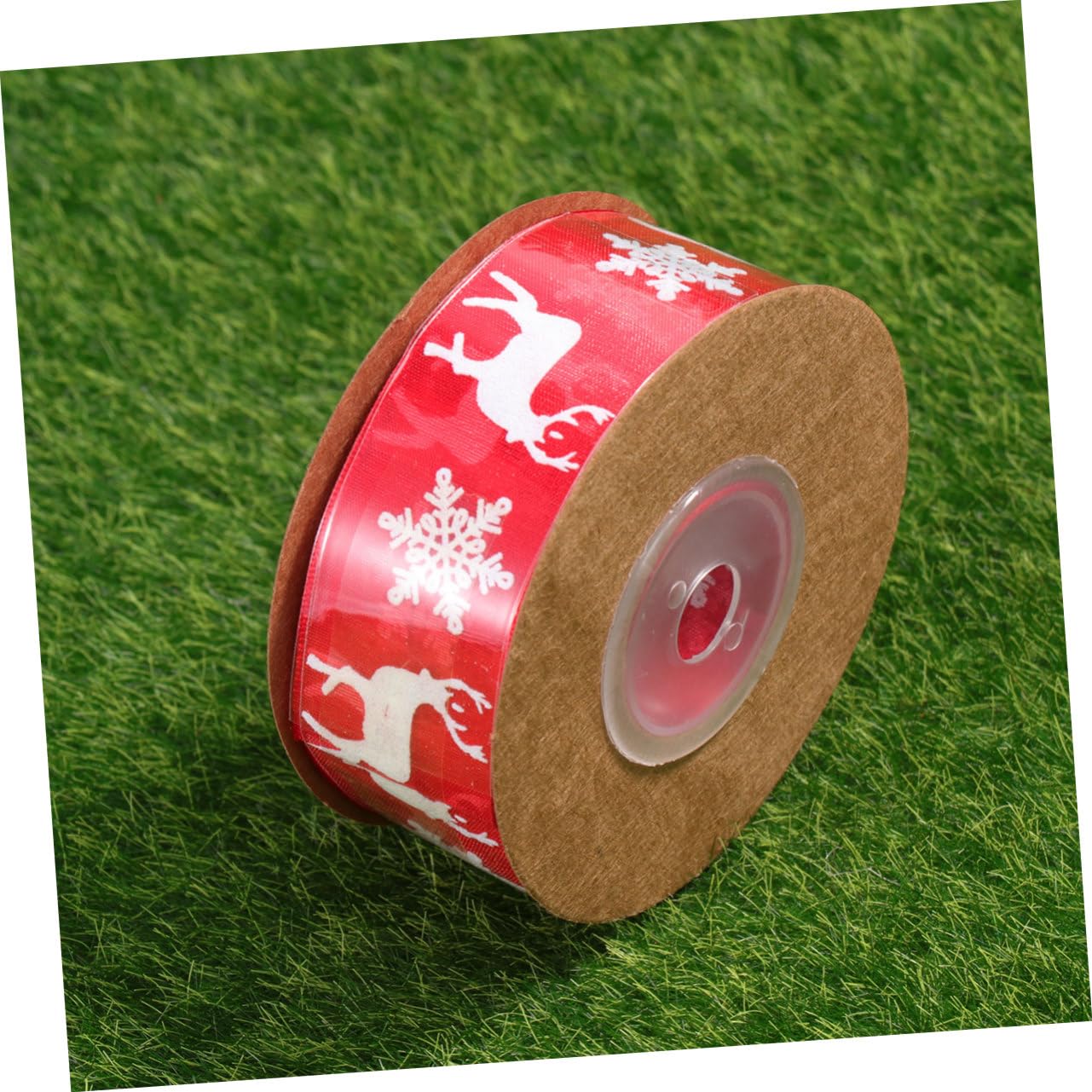 5 Pz nastro per decorazioni natalizie nastro trasparente nastro nastro natalizio per albero nastri rossi per confezioni addobbi natalizi natale decorazioni rosso