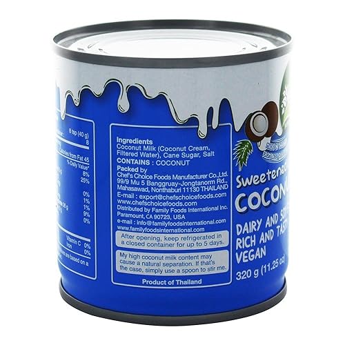 Miniatura 3 de Nature's Charm Leche de coco condensada Sweetned, 11.25 onzas (paquete de 4)