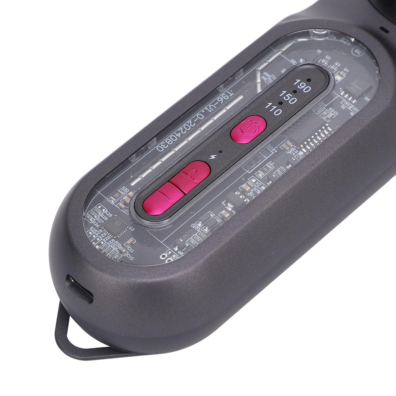 Pettine per Piastra per Capelli Senza Fili Ionico 3 Impostazioni di Riscaldamento Rivestimento in Ceramica Ricaricabile Tramite USB Spazzola per Lisciare i Capelli Antiscottatura