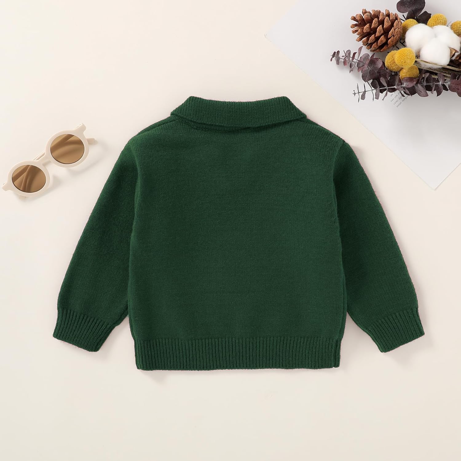 YOUNGER STAR Toddler Boy Girl Sweater Baby Fall Shirt Pullover Long Sleeve Knitted Sweatshirt Winter Warm Clothes - Image 3