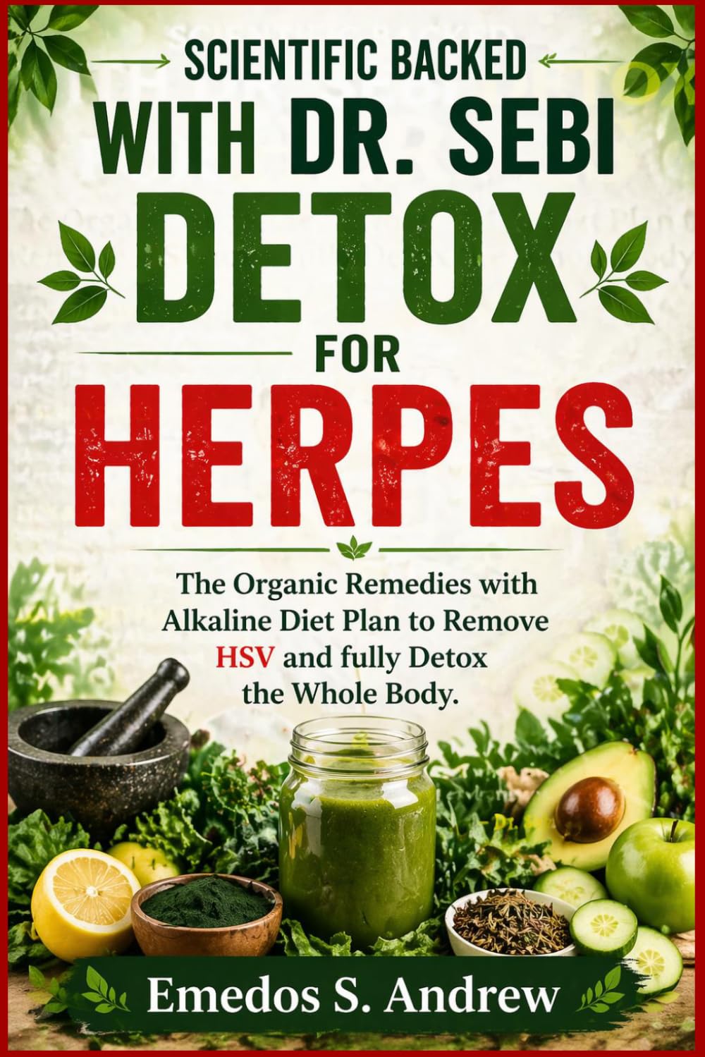 SCIENTIFIC BACKED WITH DR. SEBI DETOX FOR HERPES: The Organic Remedies with Alkaline Diet Plan to Remove HSV and fully Detox the Whole Body.