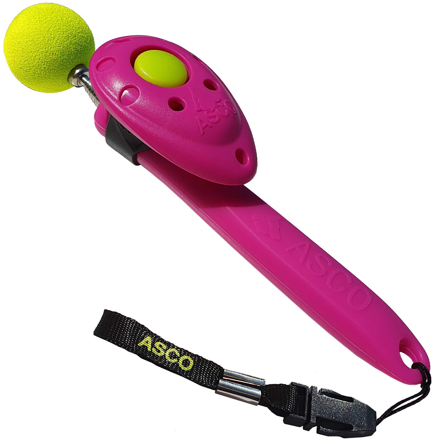 ASCO Unico Target Stick con clicker Rimovibile Premium, Target telescopico per clicker Training di Cani, Gatti e Cavalli, Rosso AC08TCS