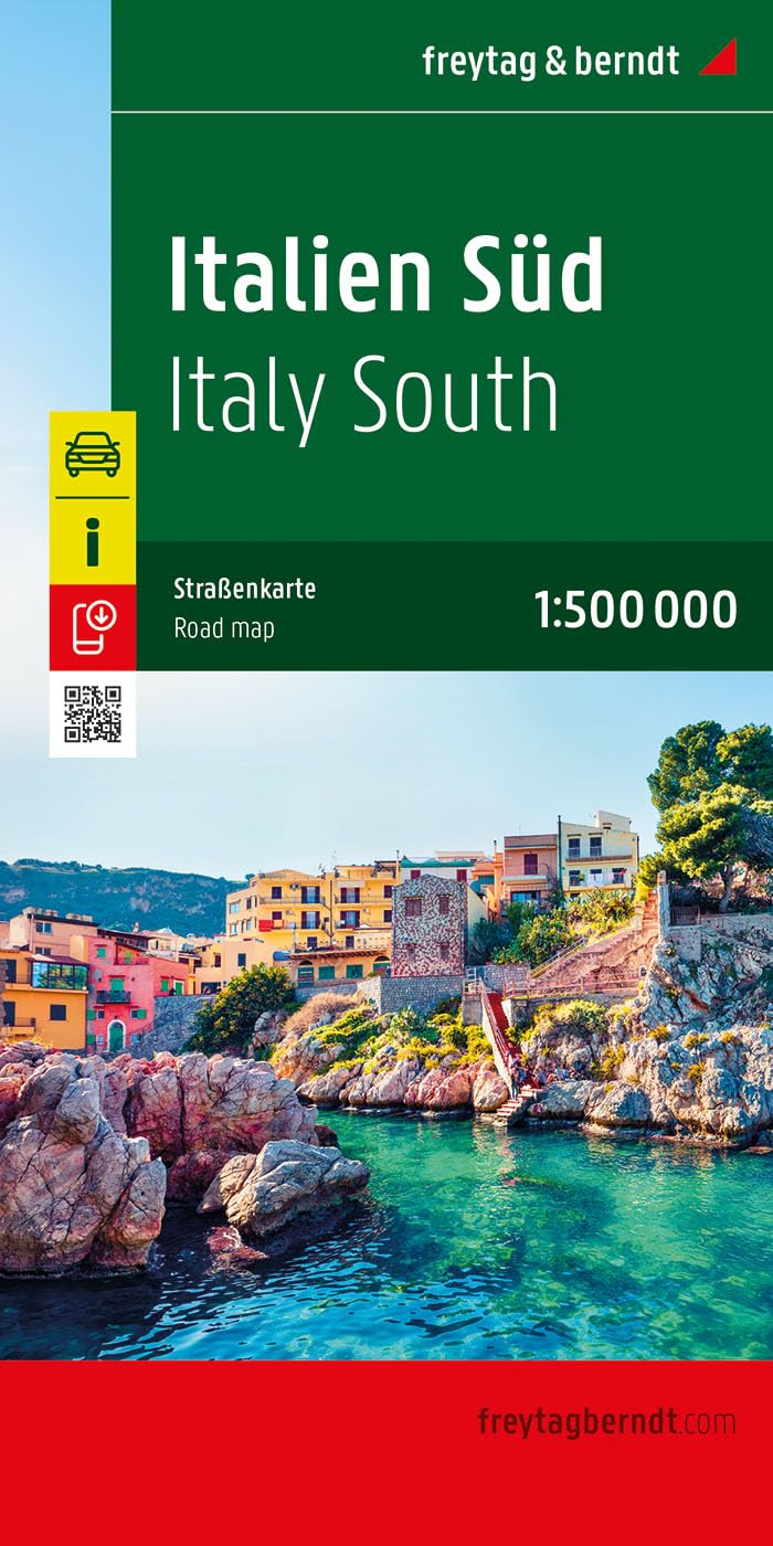 Italy South Road Map - 1:500,000 scale