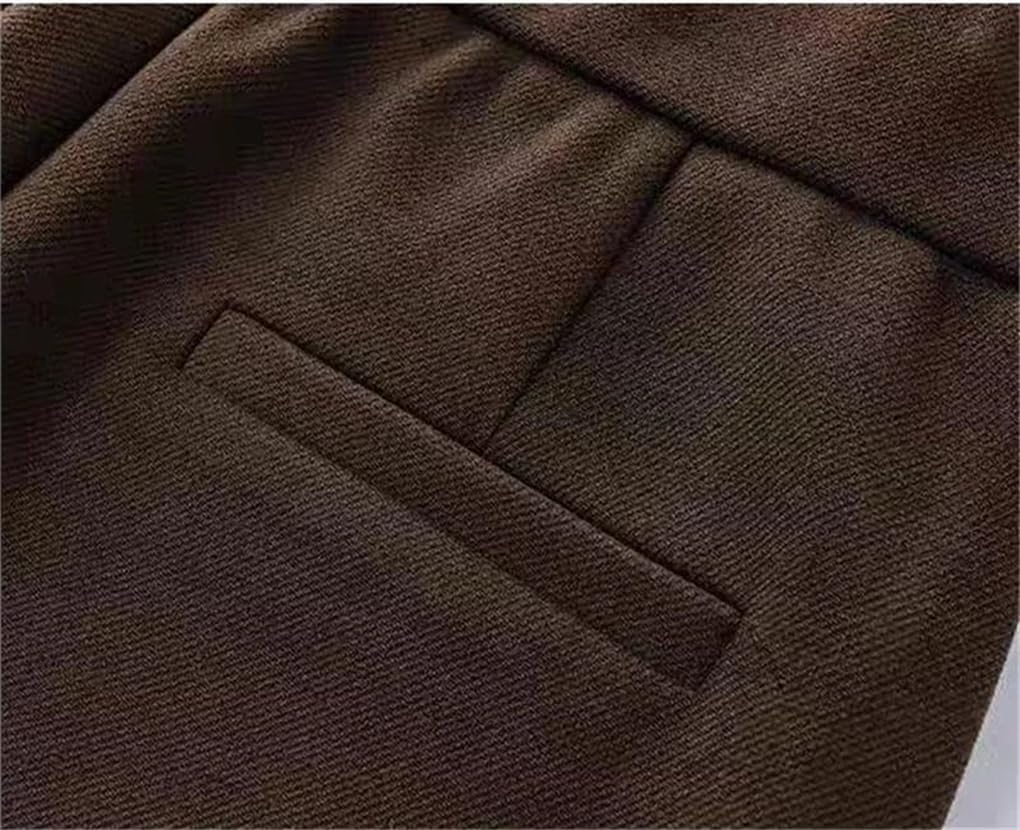 Women's Thick High-Waisted Casual Elastic Wide-Leg Pants