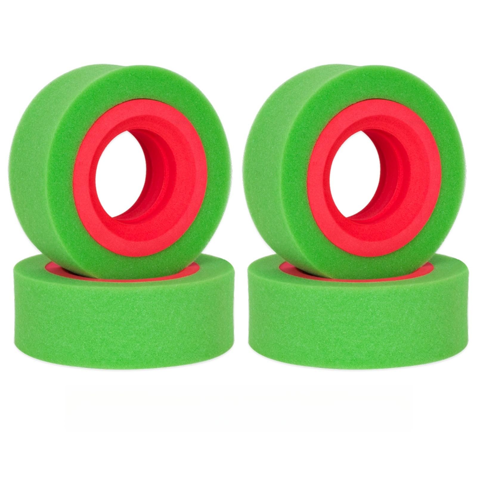 Photo 1 of 1.9 Tire Foam,4PCS 1.9" Dual Stage Closed Cell Inner Soft Outer Foam Inserts for 1/10 Scale RC Crawler Axial SCX10 90046 TRX4 Rock Crawler Tires 120mm