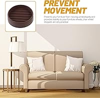 Vista 2 de 12 piezas de ruedas para muebles, tapones antideslizantes para muebles, patas de mesa, ruedas enrollables, protectores de piso para evitar arañazos