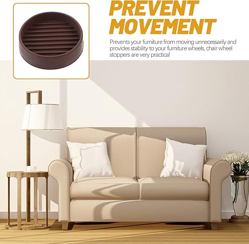 Miniatura 2 de 12 piezas de ruedas para muebles, tapones antideslizantes para muebles, patas de mesa, ruedas enrollables, protectores de piso para evitar arañazos