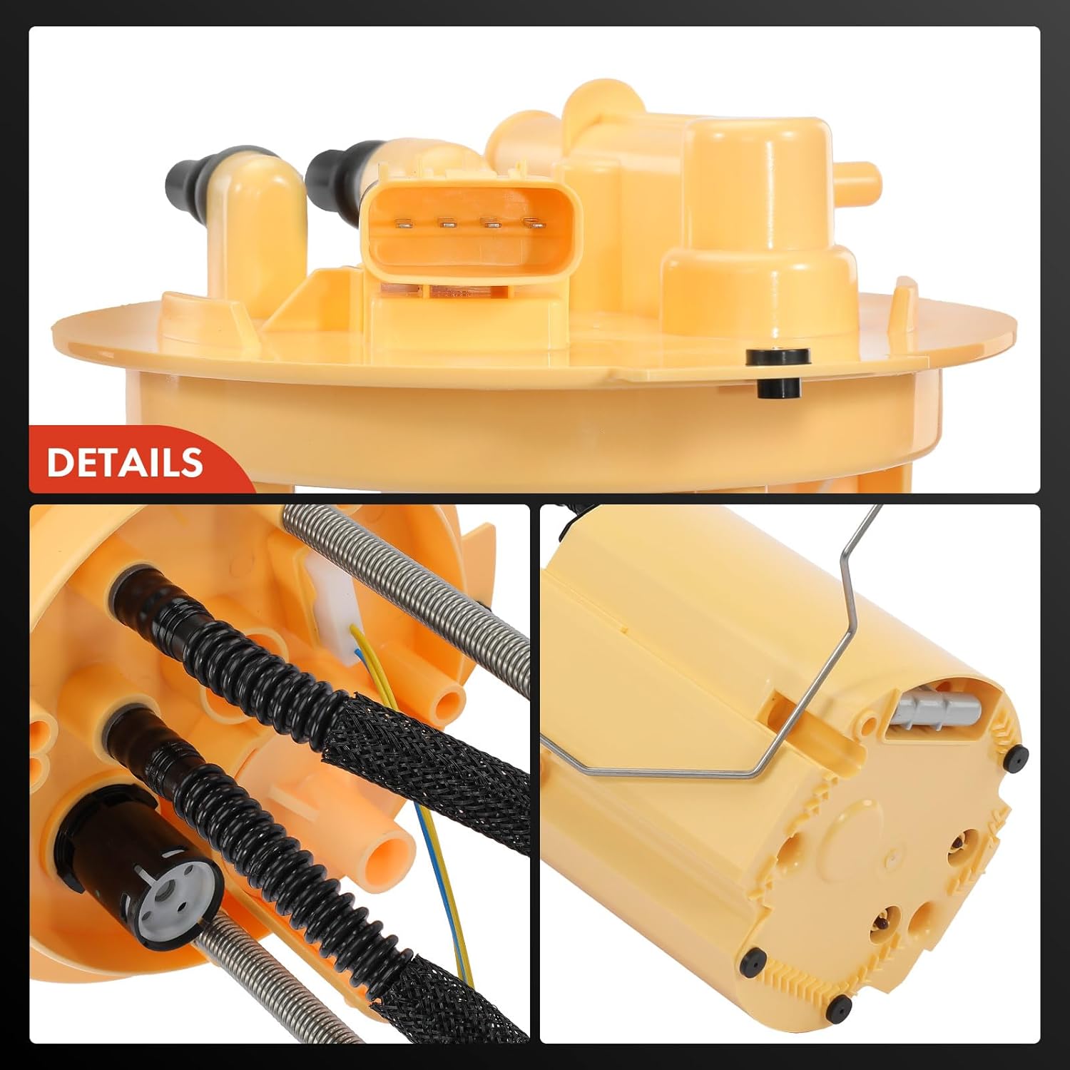 A-Premium Electric Fuel Pump Module Assembly w/Sending Unit Compatible with Chevy Silverado 2500 HD, 3500 HD & GMC Sierra 2500 HD, 3500 HD, 2011-2016, 6.6L