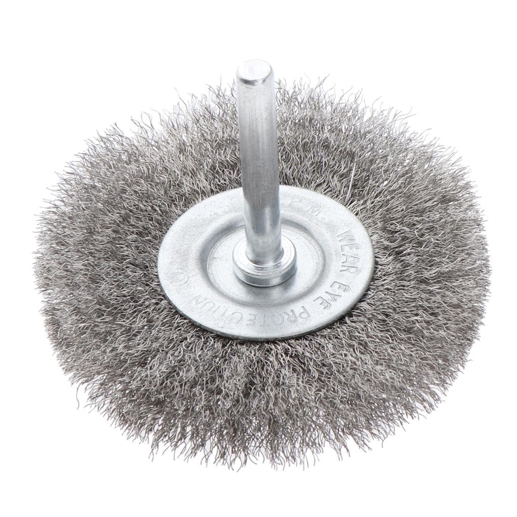 bnf® 4xWire Wheel Brush for Metal Derusting Wood Grinding Polishing 75mm 0.15mm | Home & Garden | Tools | Power Tools | Grinders-image-18