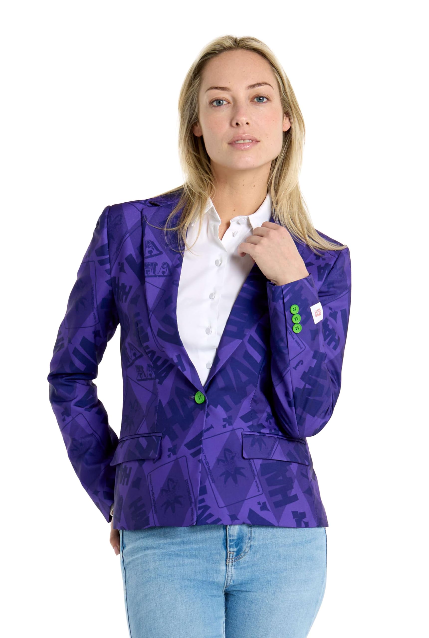 OppoSuits Damen-Blazer – Charakter-Anzugjacke – schmale Passform – nur Blazer