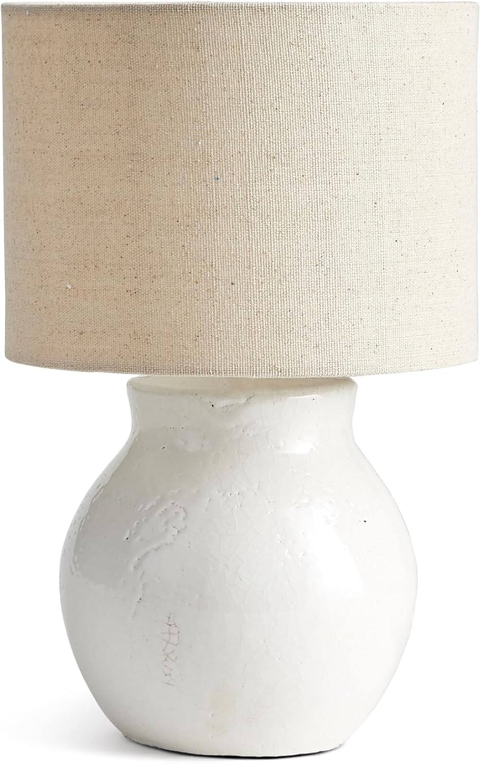 Napa Home & Garden Collection-Lighting, Maisie Mini Lamp White 7.75*12.75inch