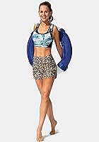 Vista 6 de Traje de baño para mujer con bolsillos, cintura alta, control de abdomen, traje de baño con forro