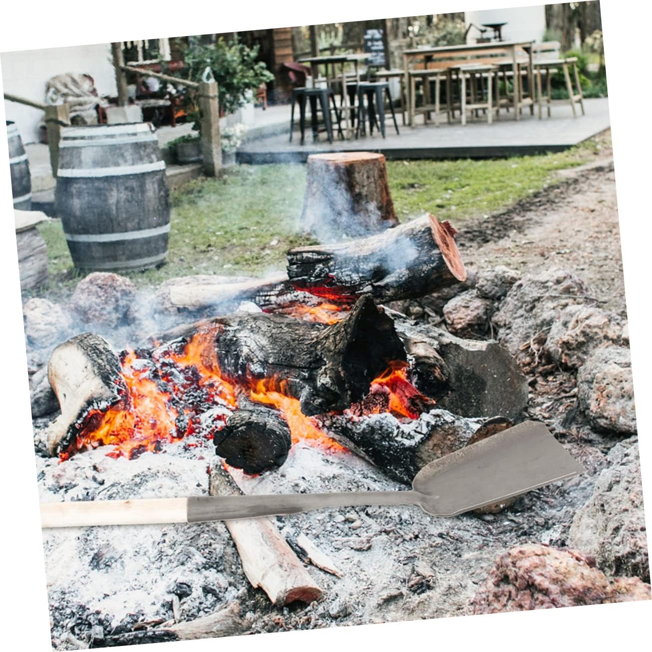 Unomor 2pcs Coal Shovel Kitchen Stove Shovel Chimney Ash for Fireplace Cleaning