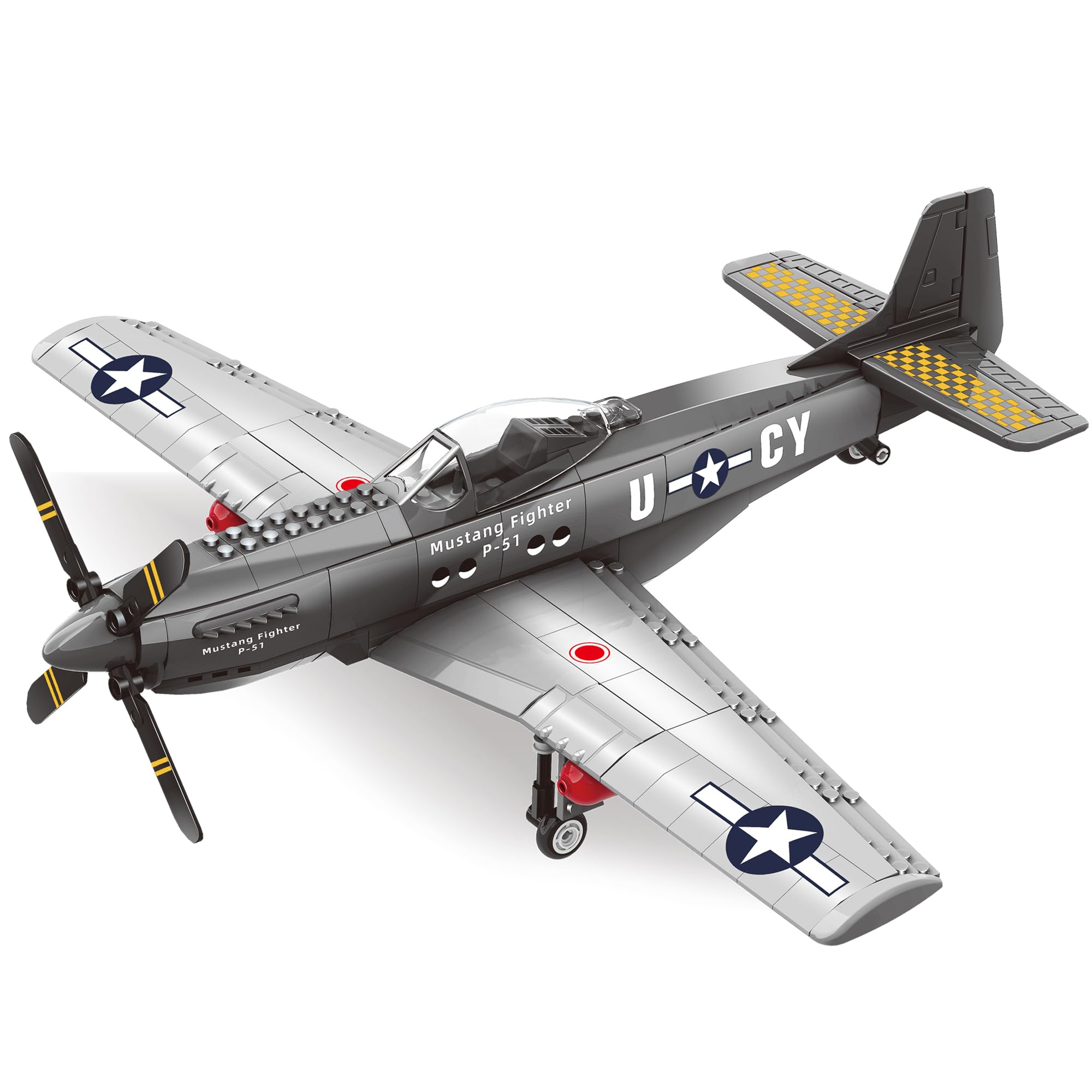 木製飛行機模型 40cm マスタングP-51 クリプスマイティ1/48 木製飛行機模型 40cm マスタングP-51 クリプスマイティ1/48