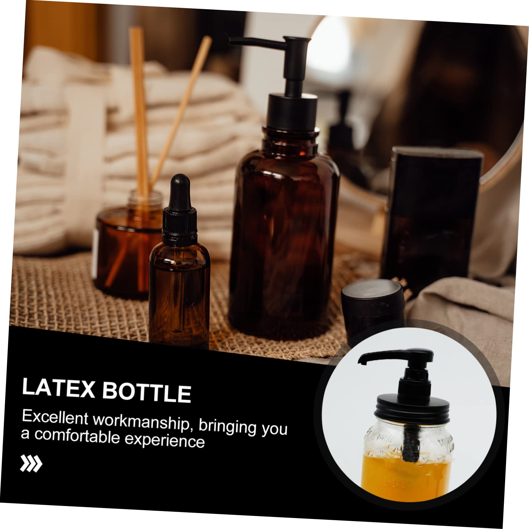 Alipis Syrup Pump for Bottle Honey Dispenser Pump Distributor Easy to Control Fits Bottles Safe Plastic Material