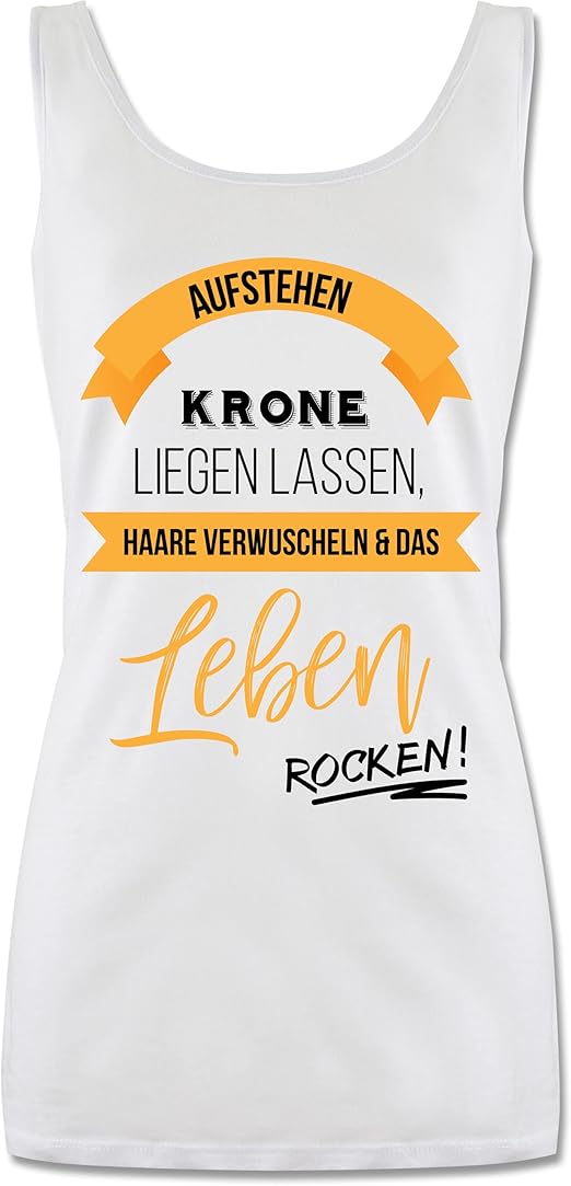 Sprüche Statement mit Spruch Aufstehen Krone liegen Lassen, Leben