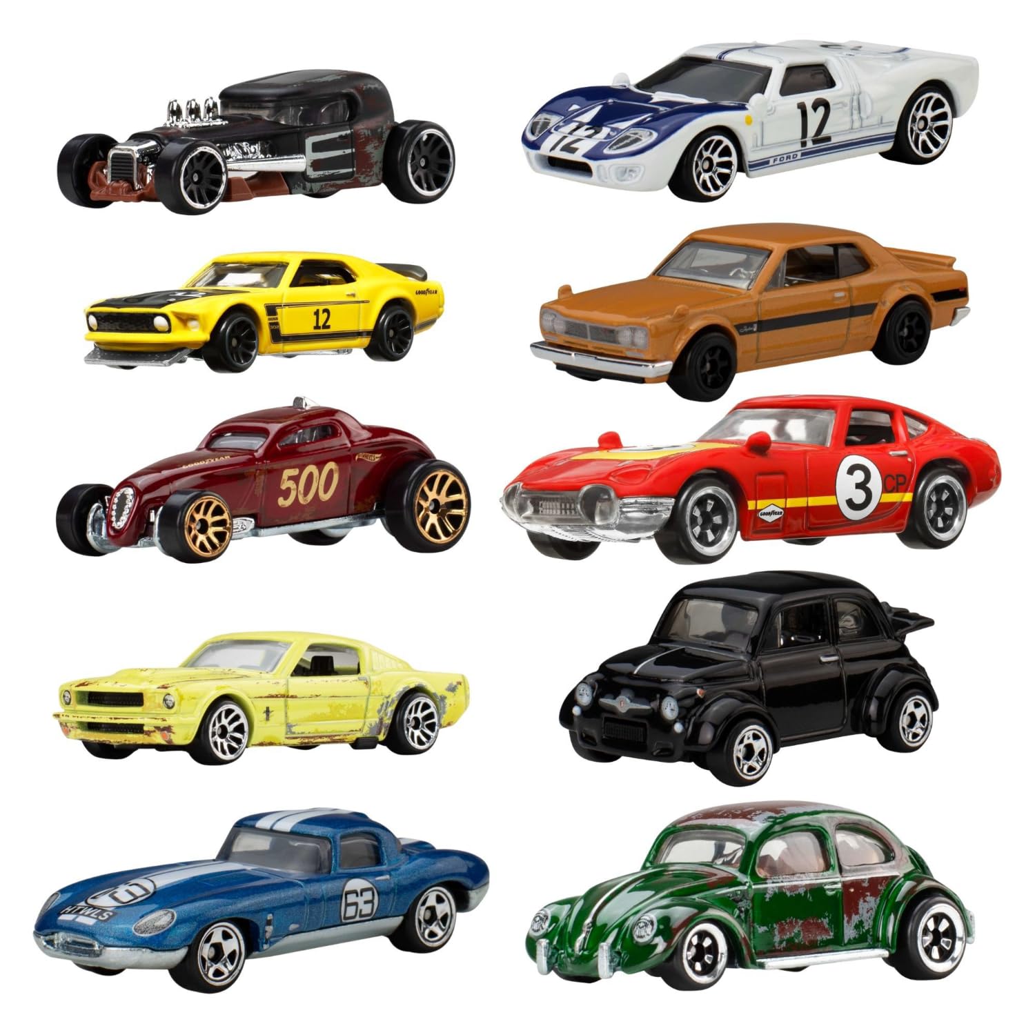 Hot Wheels ミニカー 55台セット Amazon.com: Hot Wheels (HDH54) 55th Anniversary Series 2/6 - Twin