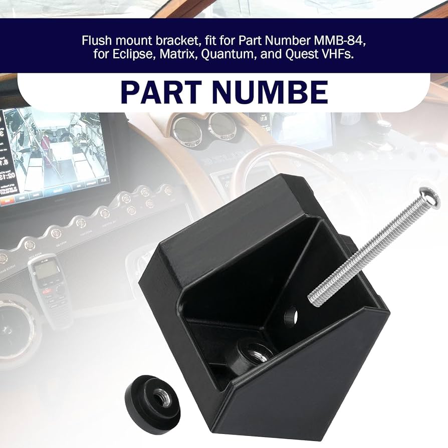 Amazon.com: MMB-84 - Fixed VHF Flush Mount Kit fit for Most Marine