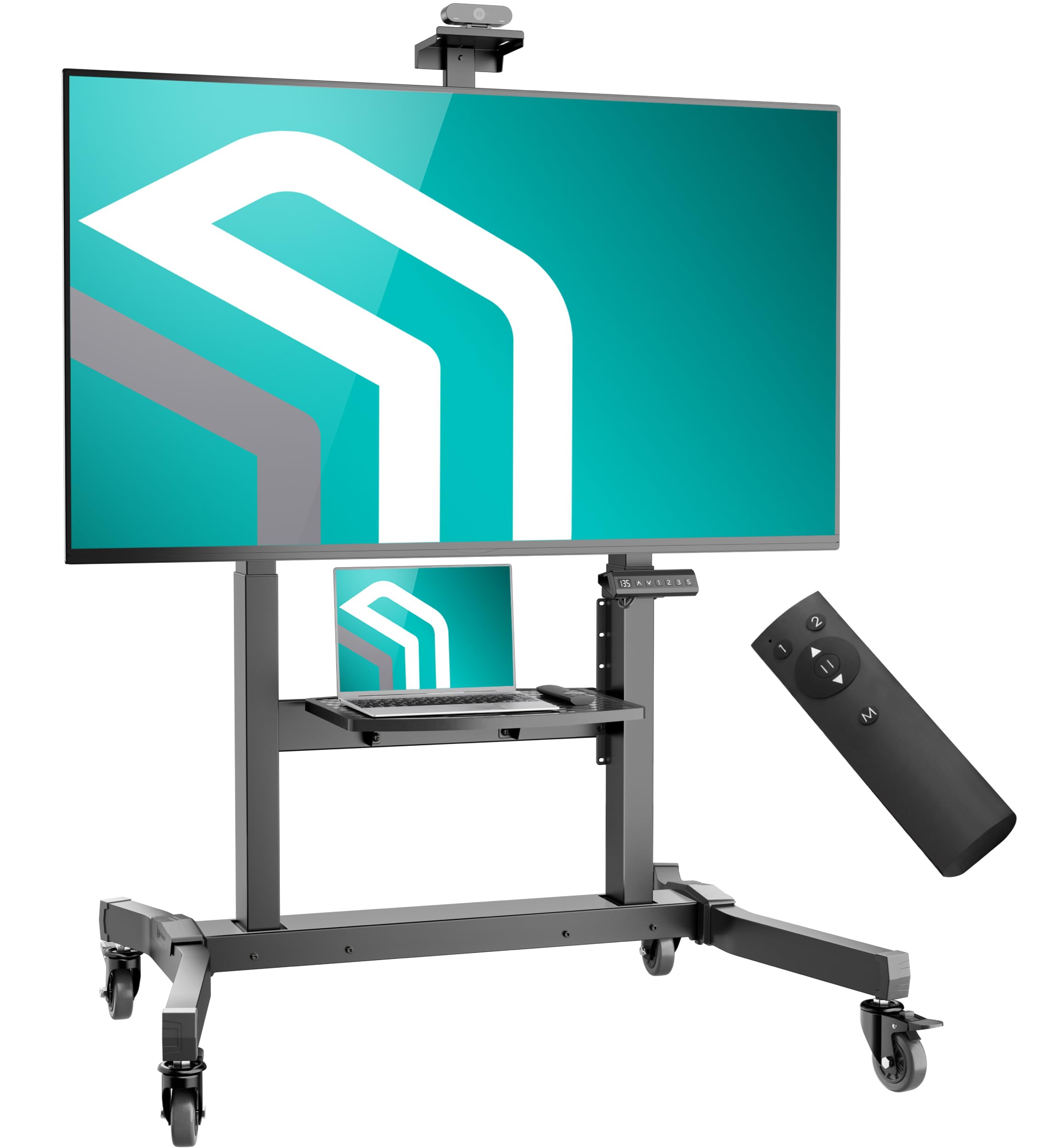 ONKRON Support TV Motorisé 50"-100", 120 kg, Max VESA 1000x600, TS1991E-B