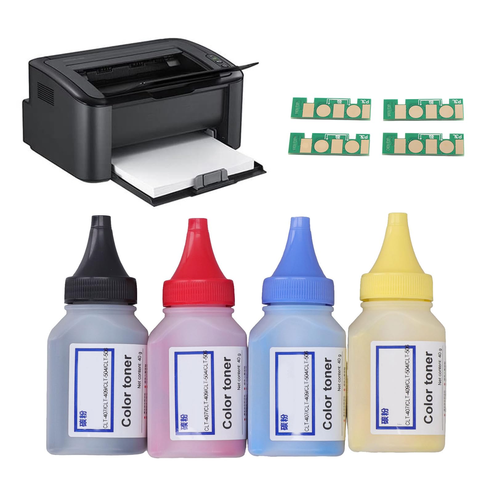 Powder do napełniania tonerem Uniwersalny toner do drukarek Zestaw do napełniania w proszku Wiele kolorów Wysoka wydajność do drukarek atramentowych Drukarki do zdjęć Drukarki UV