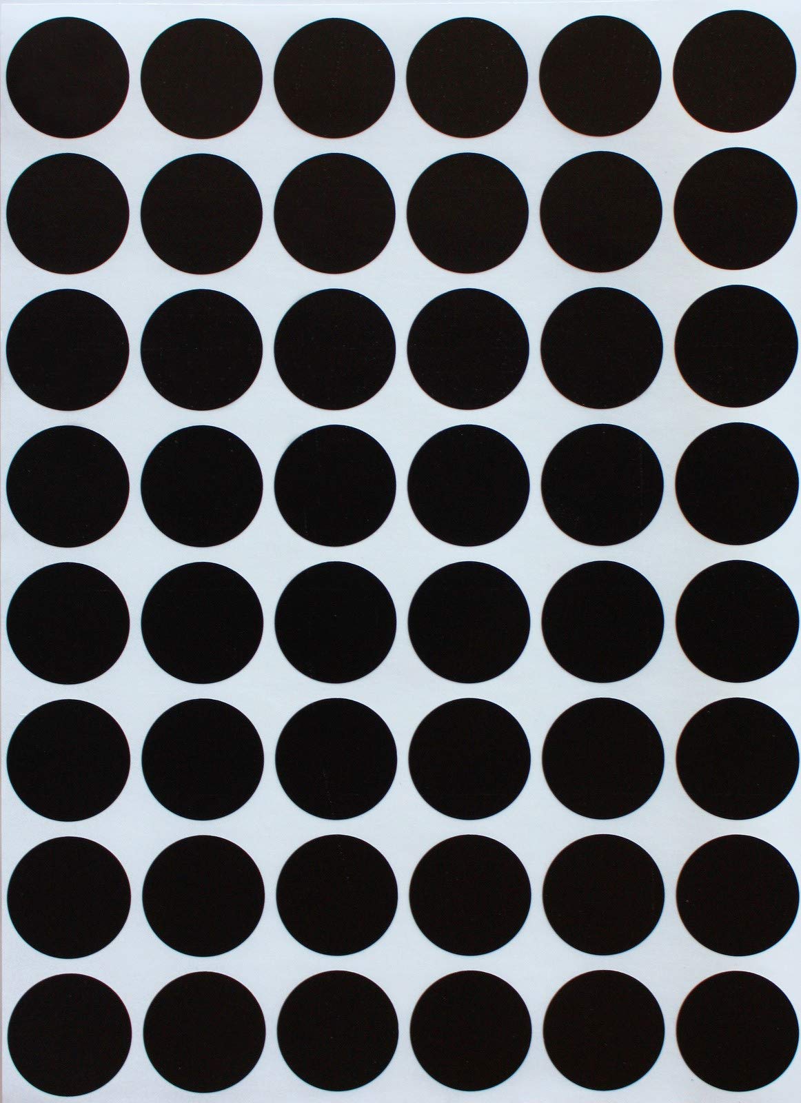 Royal Green Color-Coding Labels Dot Sticker 11/16" Inch Colored Labels for Inventory for Office & Home (17mm), 4800-Pack (Black)