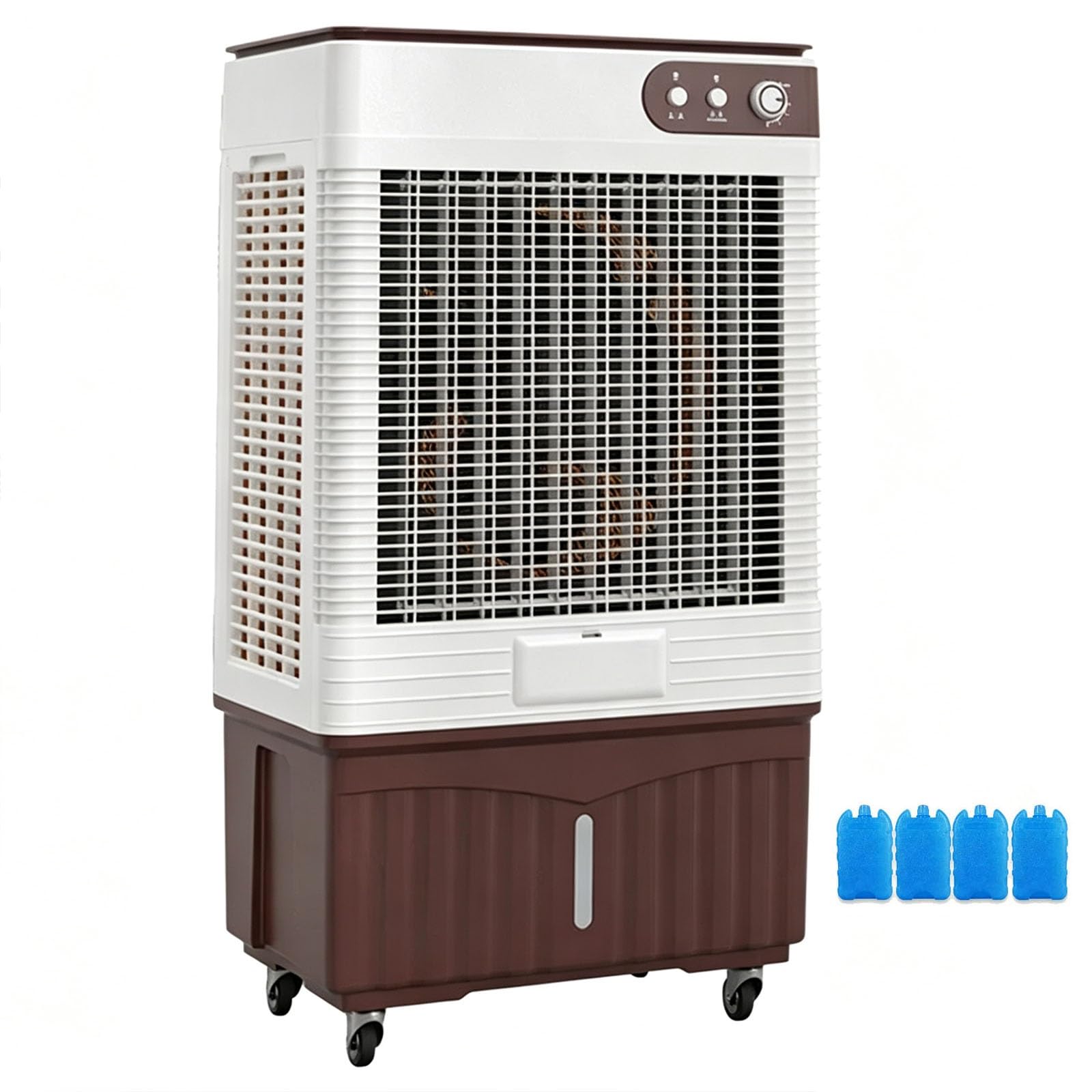Evaporative Air Cooler, Knob, 210W, 15.8 Gal Tank, Swamp Cooler