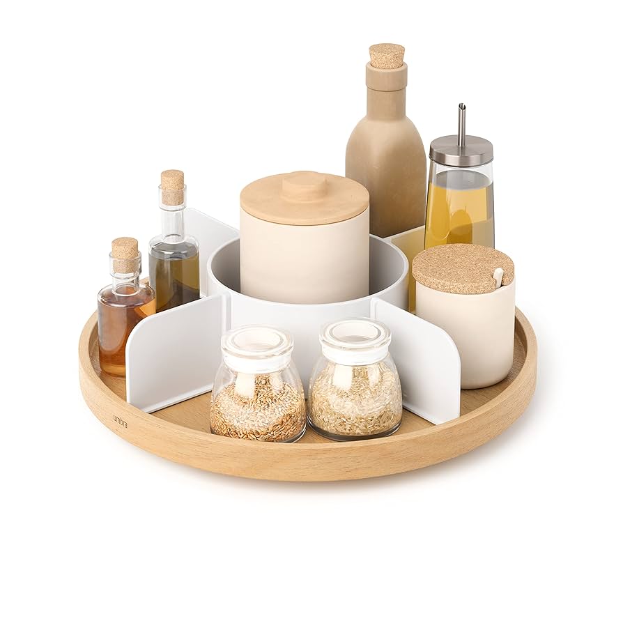 umbra トレイテーブル Amazon.com: Umbra Bellwood Countertop Organizer, Natural/White