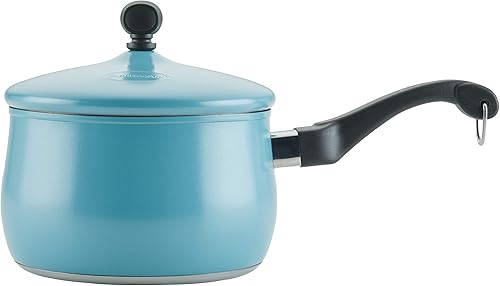 Miniatura 5 de Farberware Juego de 120 ollas y sartenes de acero inoxidable de edición limitada con herramientas de cocina Prestige, 10 piezas, color azul