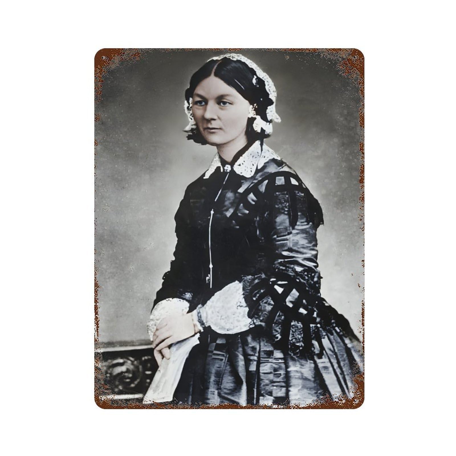 xiaoxiaoshen Florence Nightingale (12) Wall Decor Art Metal Tin Poster Modern Home Decor Art Home Bar Shop Decorations Vintage Sign 40x30cm