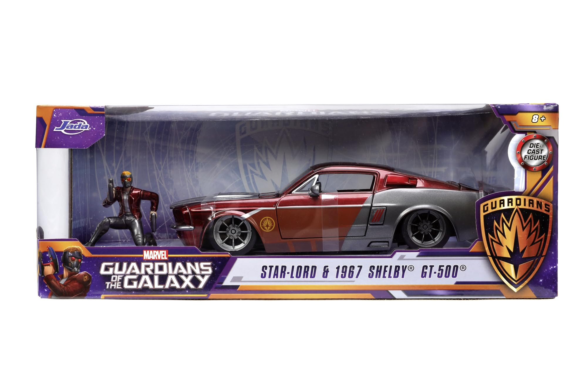 Jada MARVEL STARLORD GUARDIANI DELLA GALASSIA FORD MUSTANG 1:24