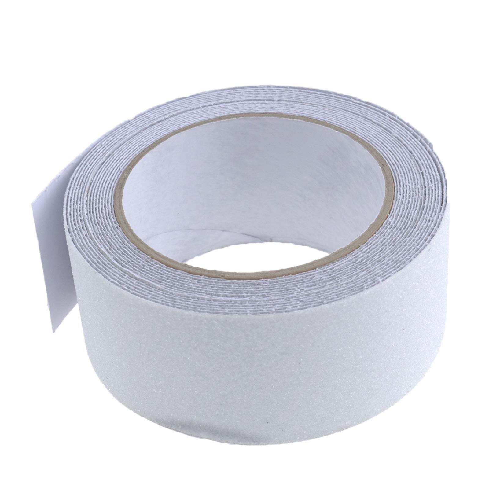Micro Trader Transparent Anti-Slip Tape Waterproof Adhesive Backed Anti Slip/Skip Tapes for Stair Threads Flooring Bathroom 50mmx5m Transparent