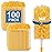 Heavy Duty Duster Refills, Unscented Disposable Dusters Kit for Cleaning Dusting Furniture Blind Ceiling Fan, Multi Surface 360 Feather Duster (100)