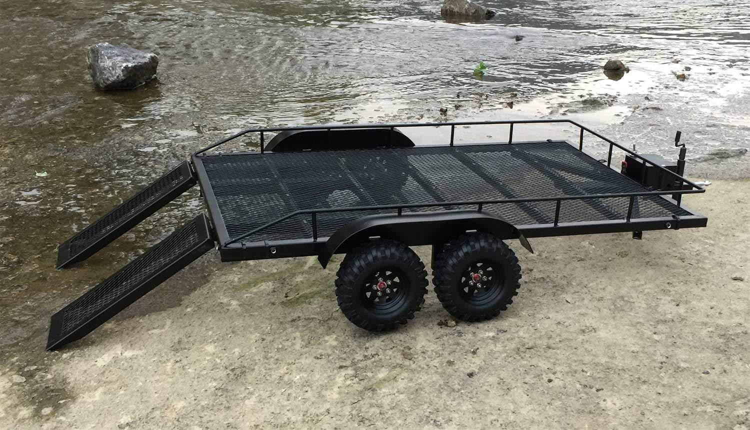Amewi 1:10 Crawler-Anhänger Bausatz, Weiß