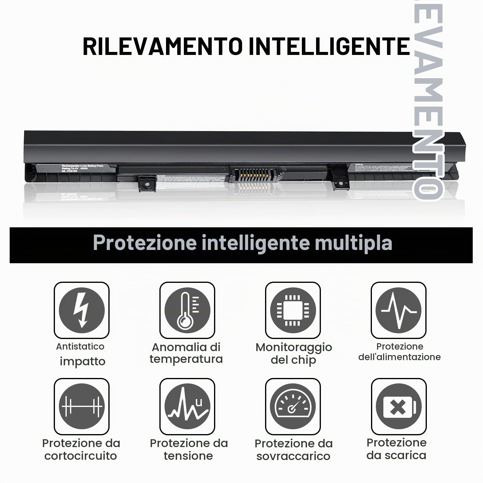 K KYUER PA5185U-1BRS Batteria per Toshiba Satellite E45-B E45T-B P50-C L70-C C50-B C50D-B C55-C C55D L50-B L50D L55 S50-B S50-C S50T S55-B S55-C S55T-B S55T-C PA5184U-1BRS PA5186U-1BRS PA5195U-1BRS